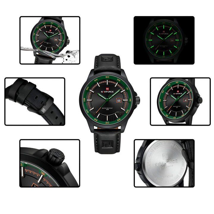 Reloj Naviforce Casual Nf9248l Cuero Hom