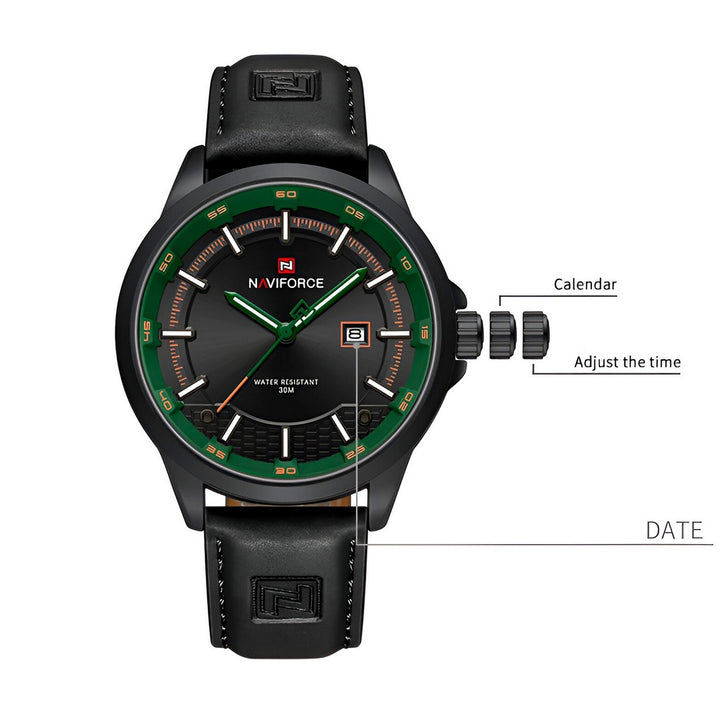 Reloj Naviforce Casual Nf9248l Cuero Hom
