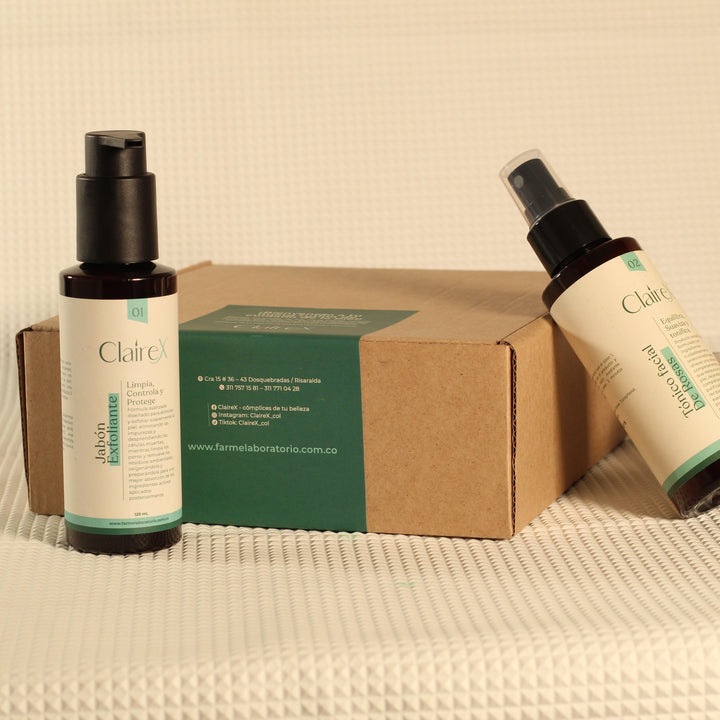 kit jabón y tónico facial