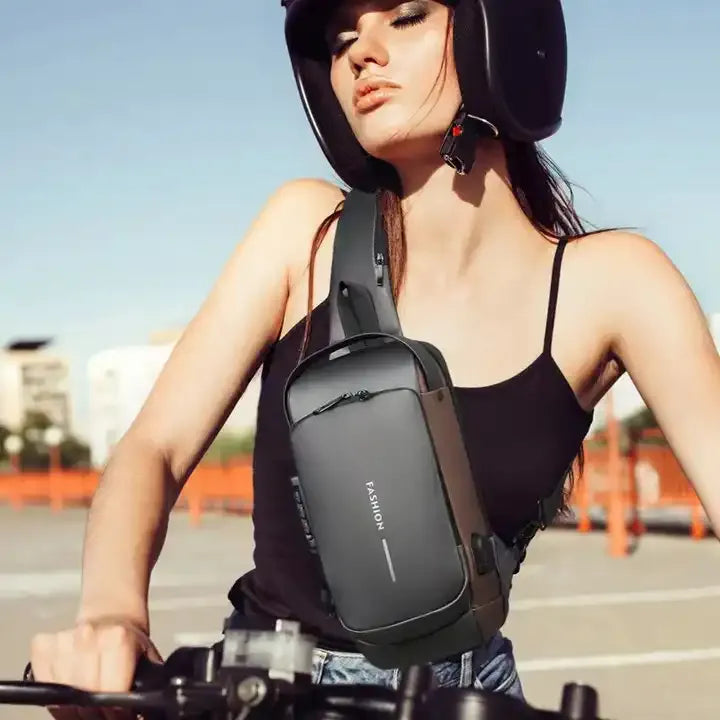 Mochila Bandolera Impermeable Antirrobo