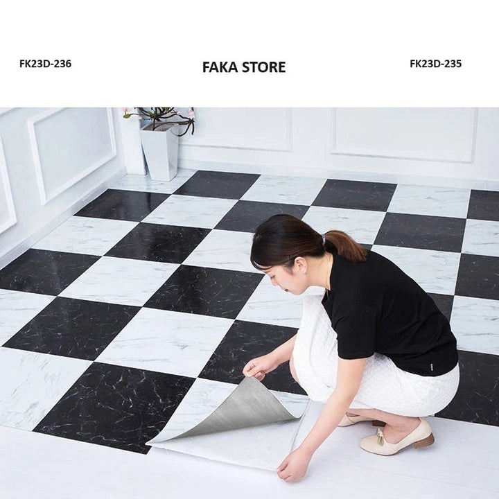 Azulejo adhesivo 30x30 negra FK23D-236